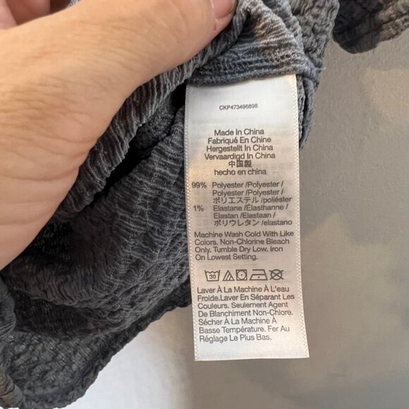 Madewell $50 Popcorn Top in Teapot Blue Size XXS NK788 - Picture 6 of 8